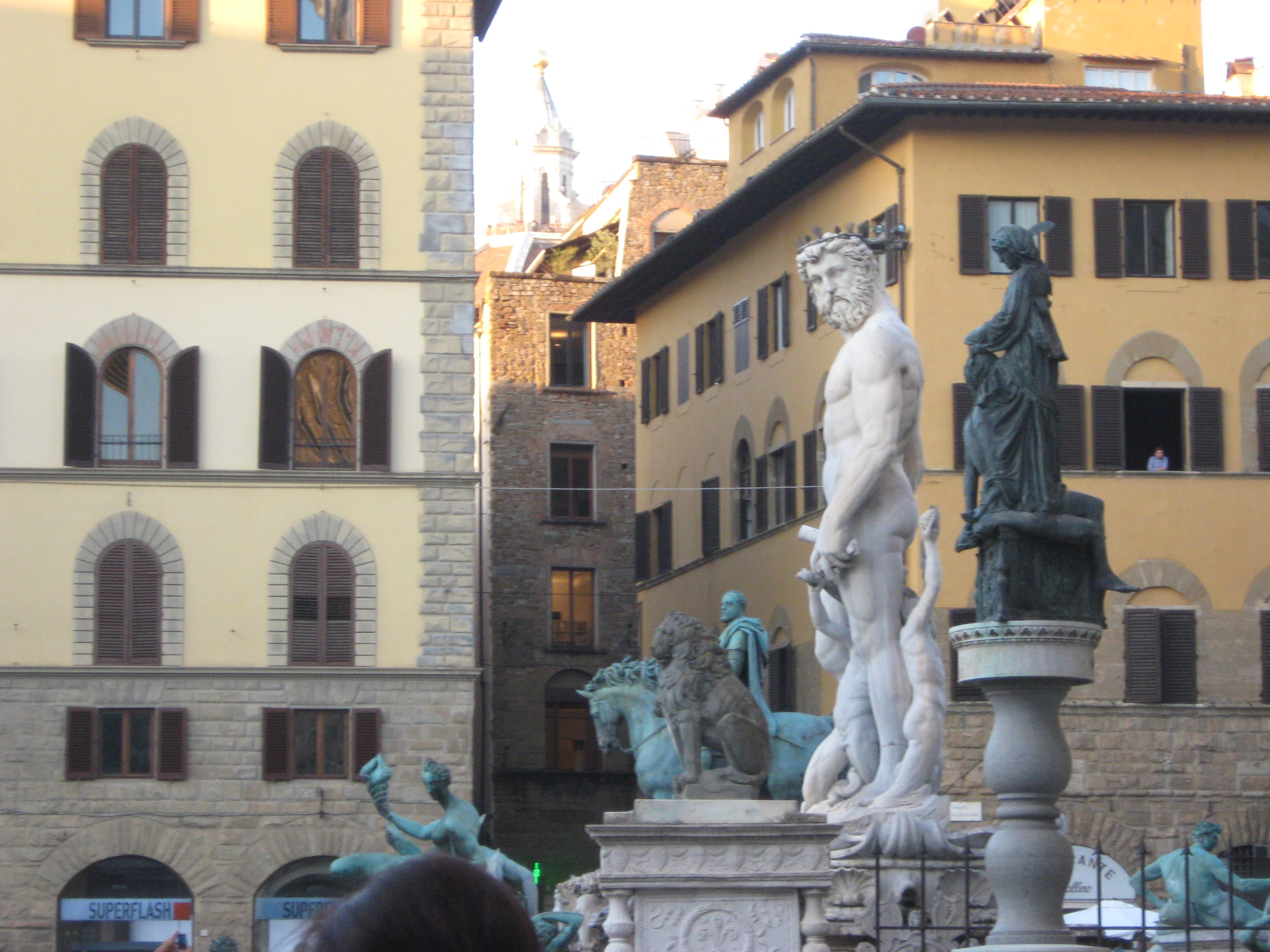Fountain of Neptune in Piazza della Signoria, Florence, Italy