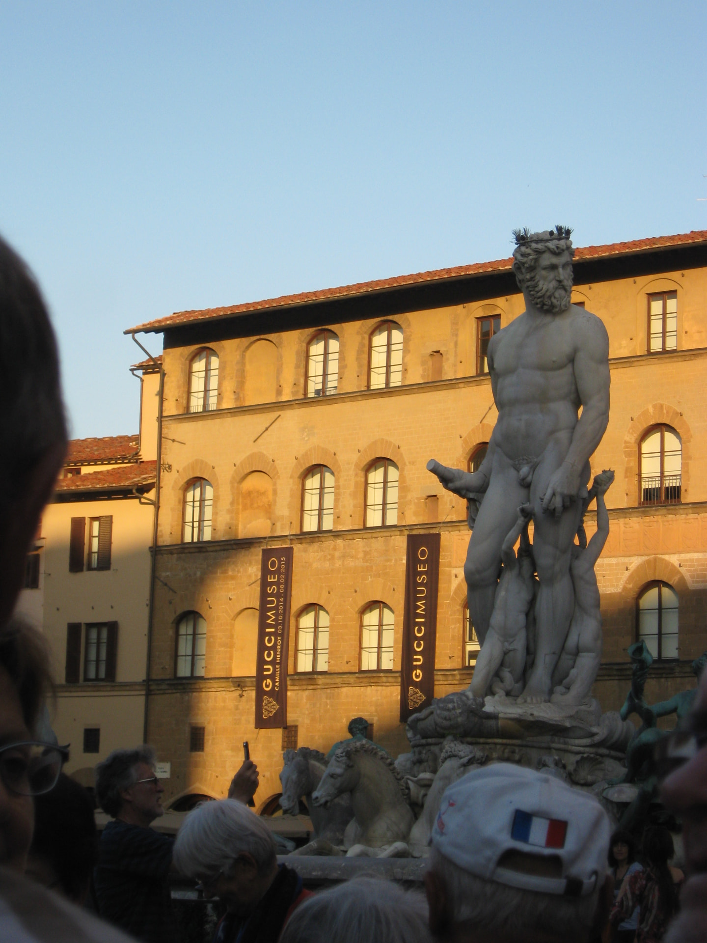 Statue near the Uffizi, Florence, Italy