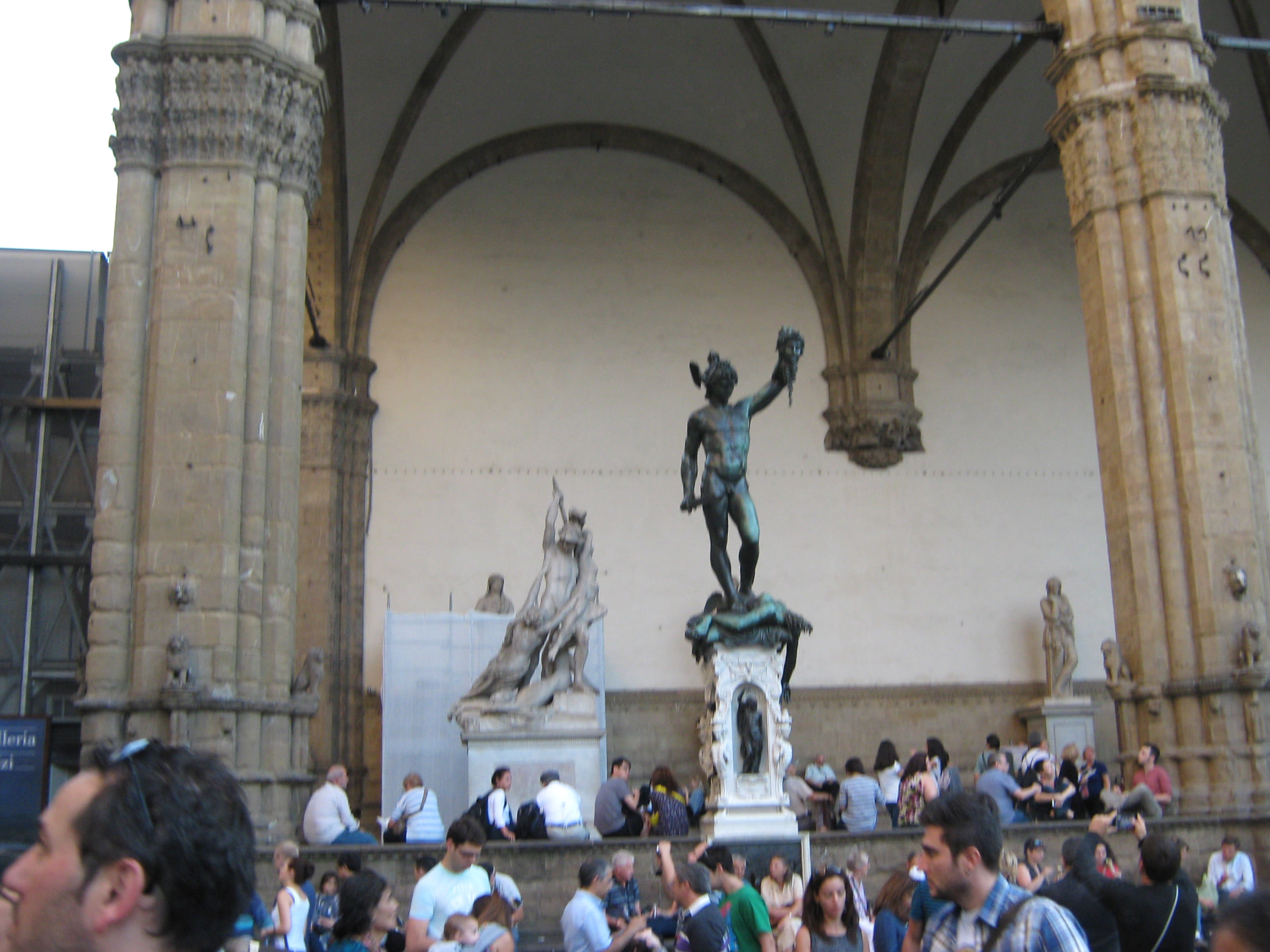 Perseus at the Loggia dei Lanzi, Florence, Italy